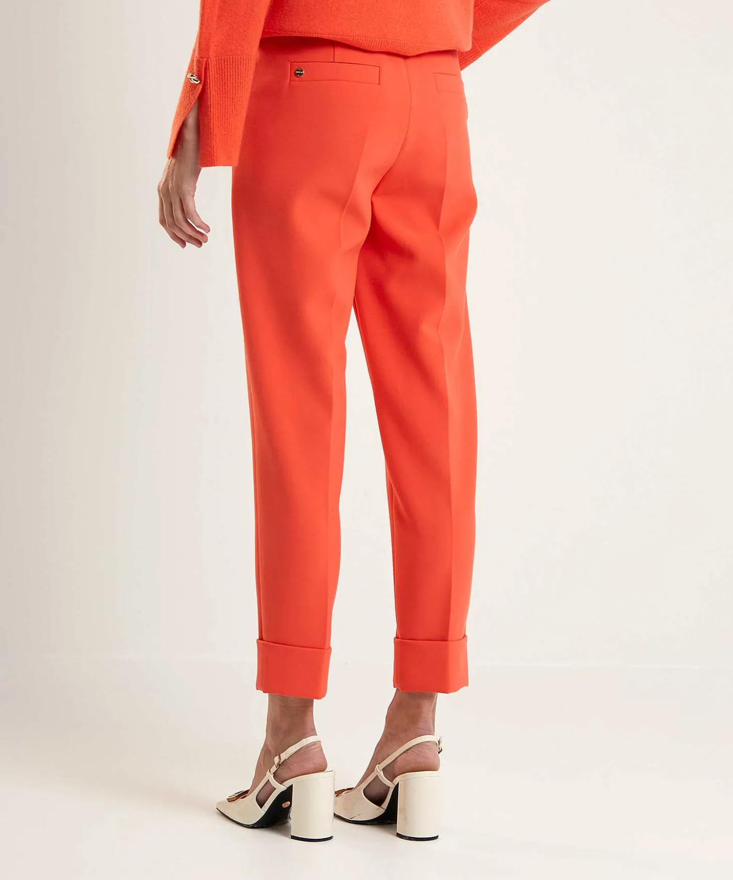 marc_cain_trousers_with_p_1.webp Marc Cain Trousers With Partial Seam Fordon*Marc Cain Collections Hot