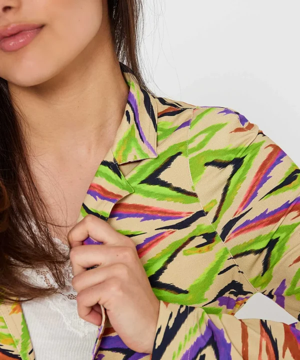 Slinky Blazer Swirl Print*ML Collections Best