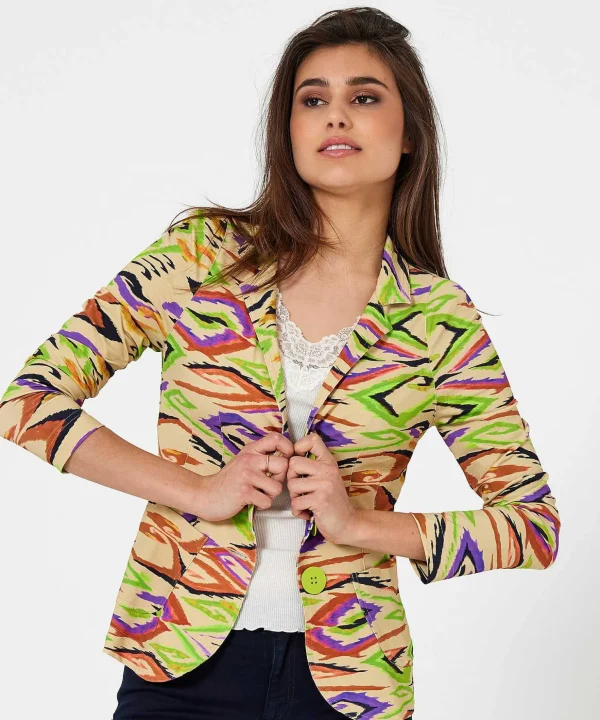 Slinky Blazer Swirl Print*ML Collections Best
