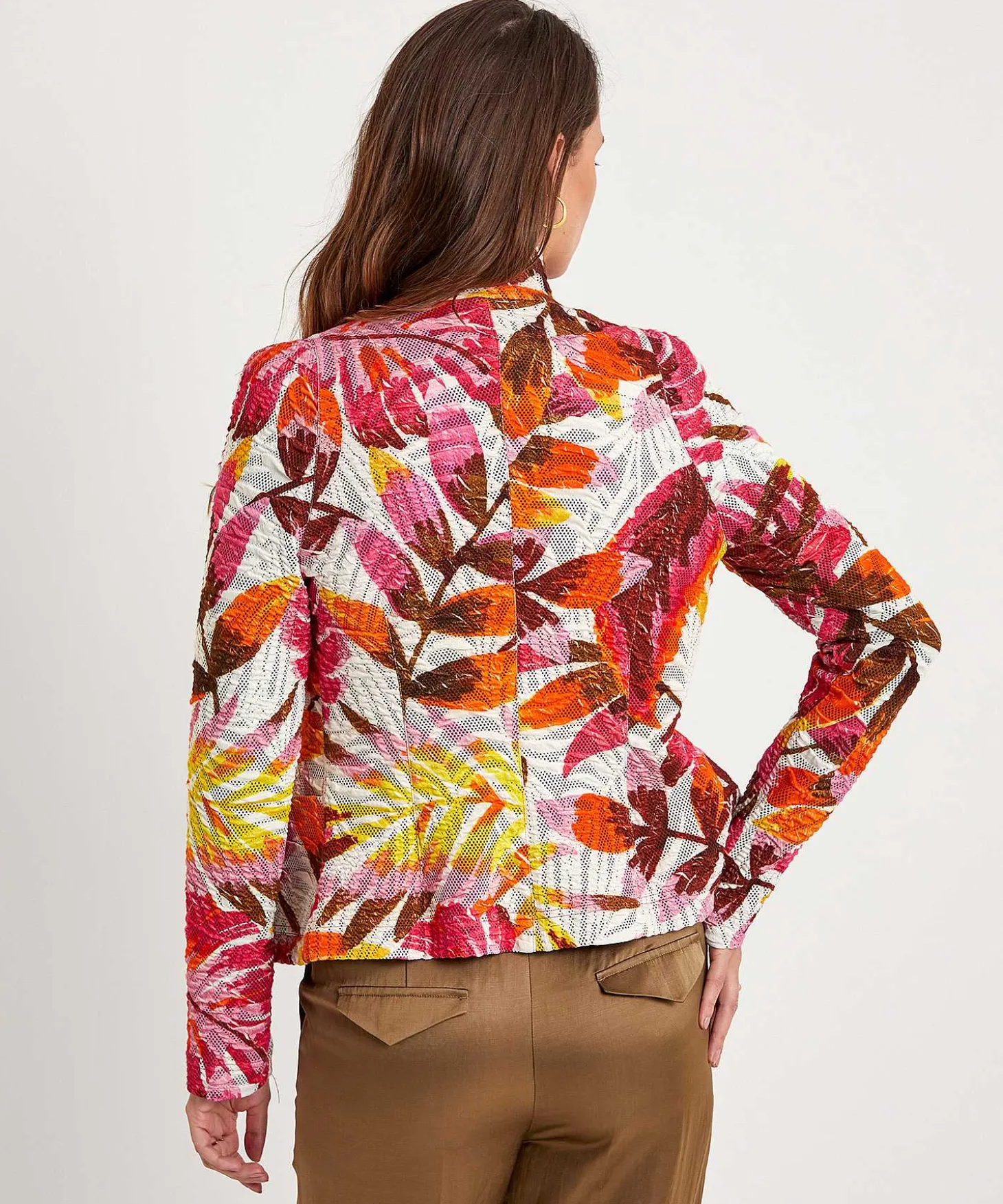 ml_collections_structured_0.webp Structured Blazer Leaf Print*ML Collections Best Sale