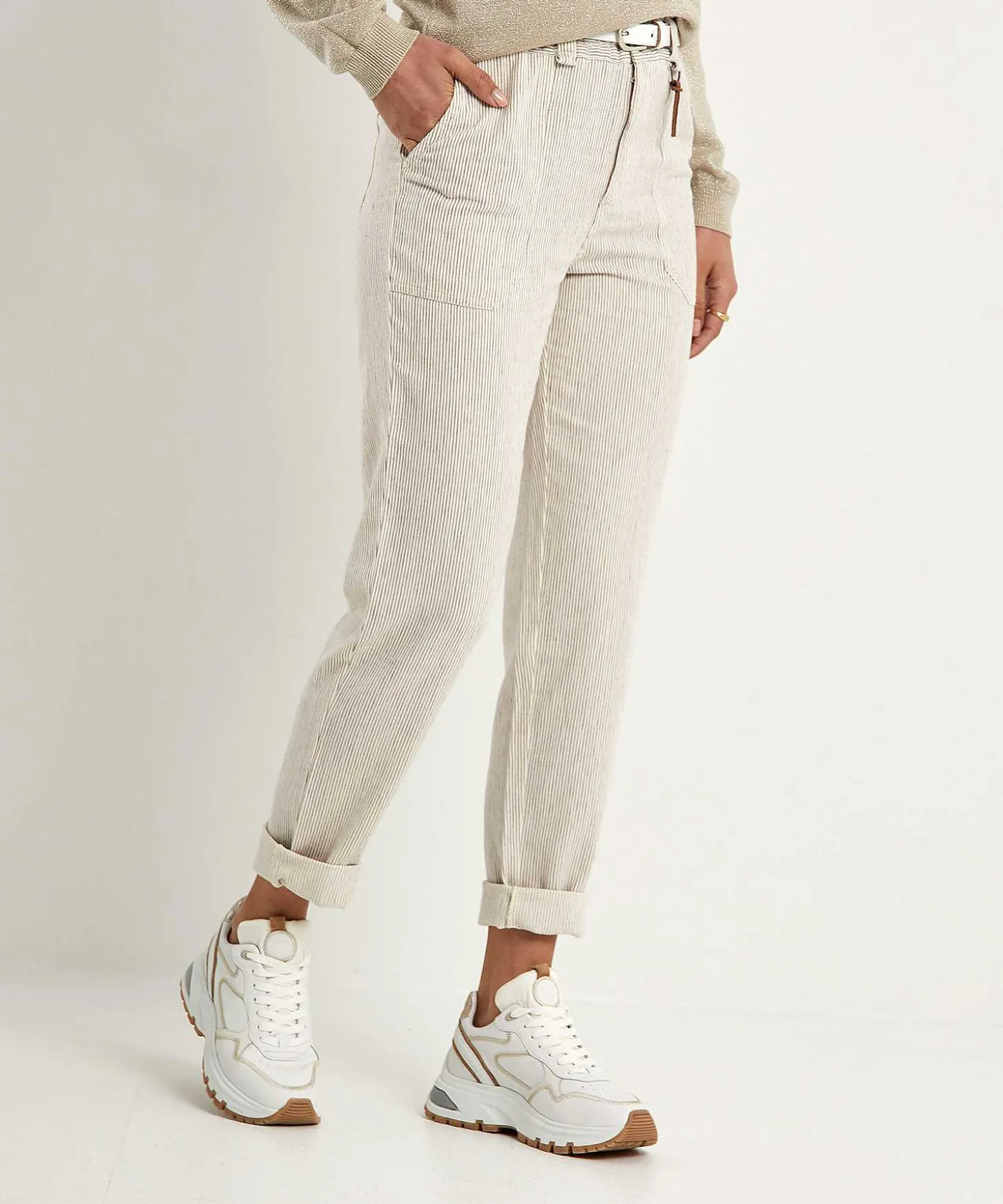 moscow_paperbag_trousers__2-1.webp Paperbag Trousers With Stripes Margarita*Moscow Shop
