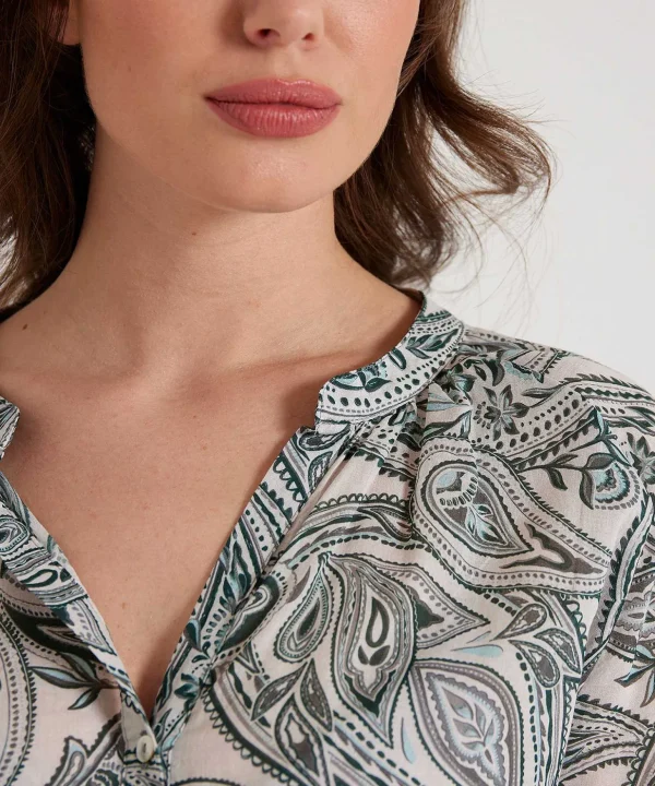 Blouse Paisley Print*No Man's Land Hot