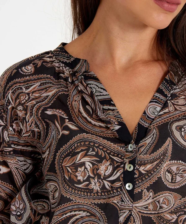 Blouse Paisley Print*No Man's Land Sale
