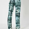 Palazzo Pants Slinky Batik Print*No Man's Land Cheap