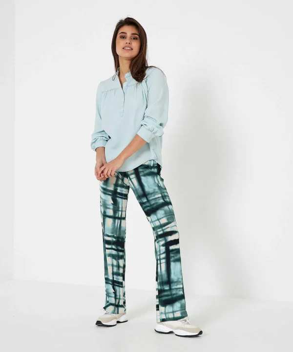 Palazzo Pants Slinky Batik Print*No Man's Land Cheap