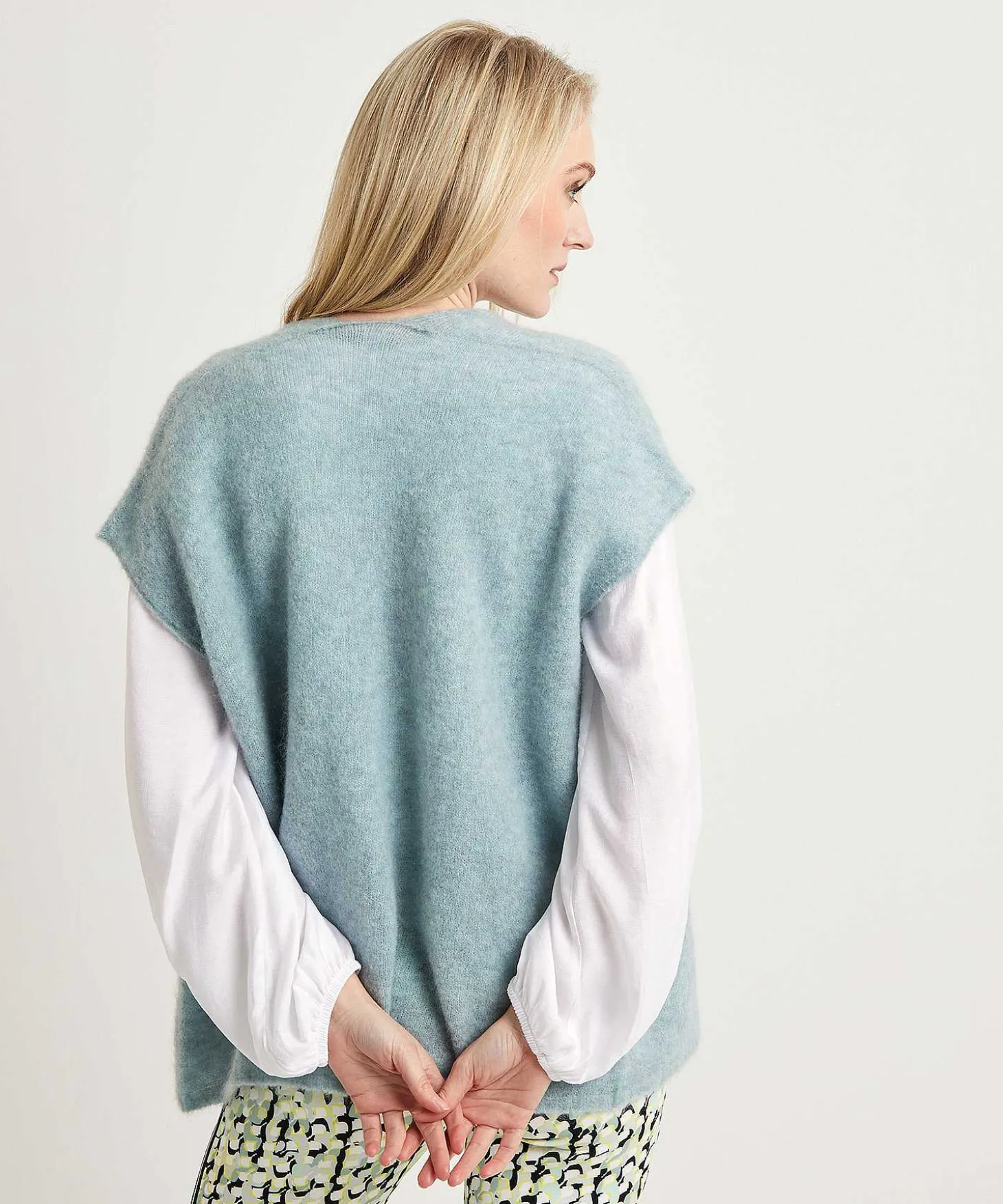 no_mans_land_sleeveless_s_1.webp Sleeveless Swagger Vest Wool Blend*No Man's Land Discount