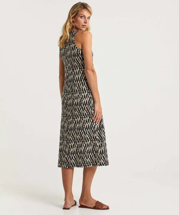 Slinky Dress Blurry Print*No Man's Land Best