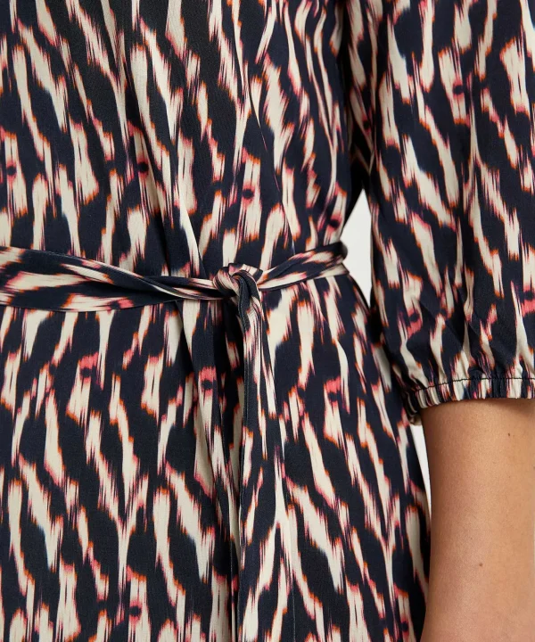 Slinky Dress Blurry Print*No Man's Land Best Sale