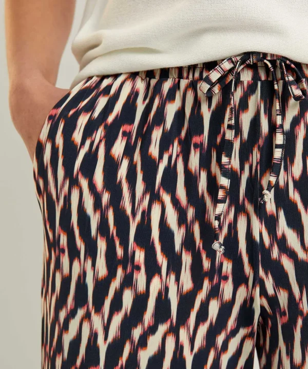 Slinky Palazzo Pants Blurry Print*No Man's Land Best Sale