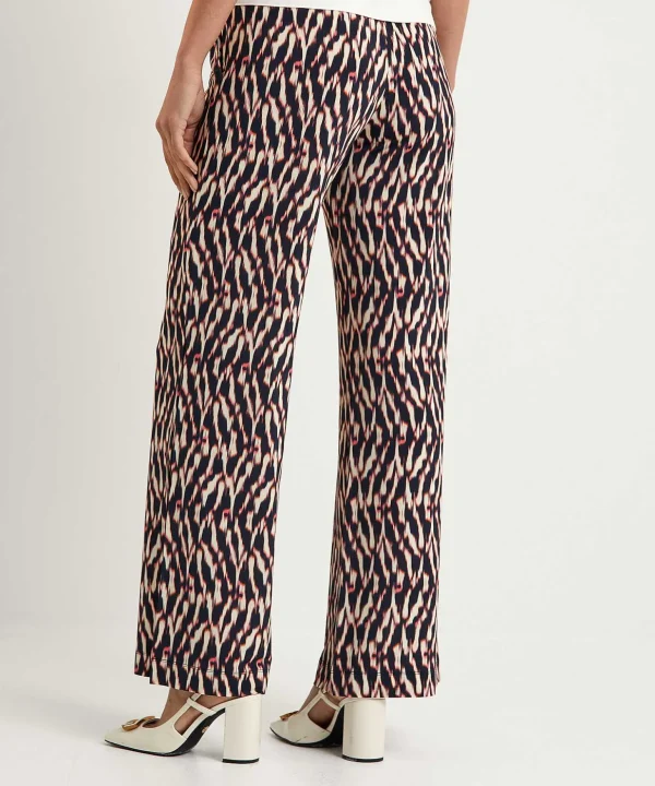 Slinky Palazzo Pants Blurry Print*No Man's Land Best Sale