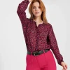 Blouse Crepe Voile Animal Print*OUI Hot