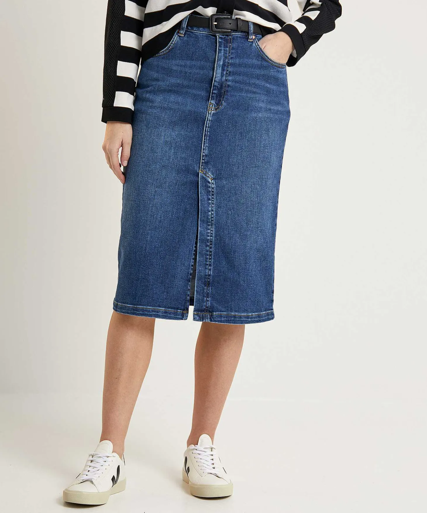 oui_denim_skirt_with_spli_3-1.webp Denim Skirt With Split*OUI Fashion