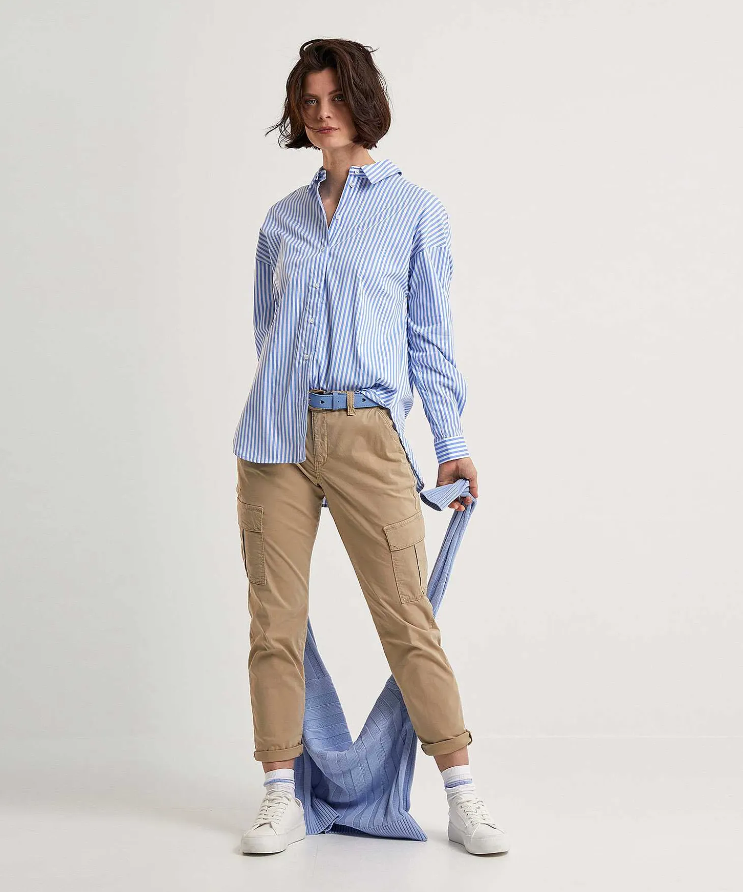 oui_longer_blouse_stripe_1.webp Longer Blouse Stripe*OUI Discount