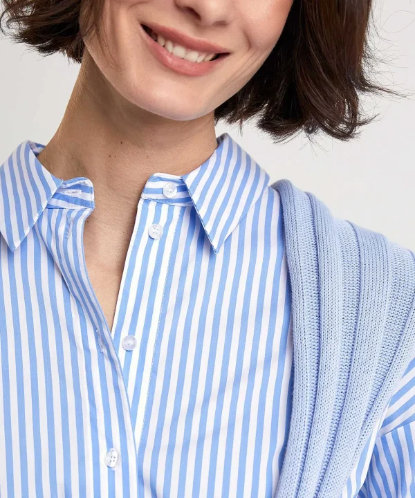 Longer Blouse Stripe*OUI Discount