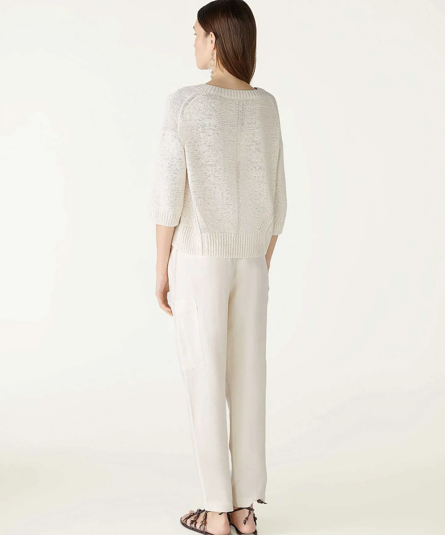 oui_short_ribbon_yarn_swe_1-1.webp Short Ribbon Yarn Sweater*OUI Flash Sale