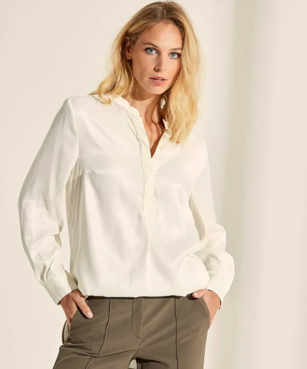 Silky Tunic Blouse*OUI Cheap