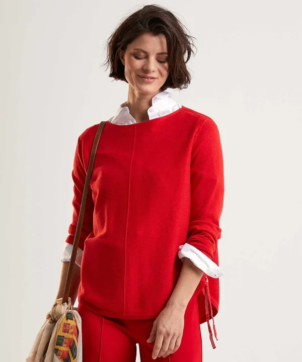 Sweater Drawstrings Side*OUI Best Sale