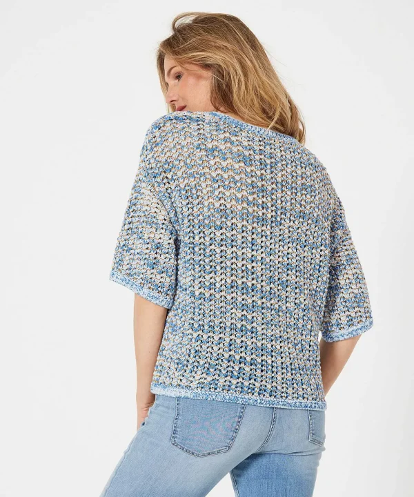 Sweater Openwork Lurex*OUI Discount