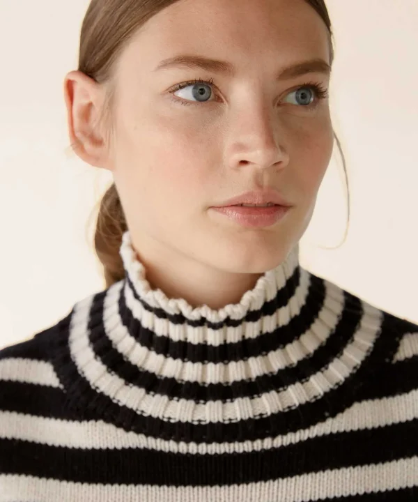 Turtleneck Stripes*OUI Online