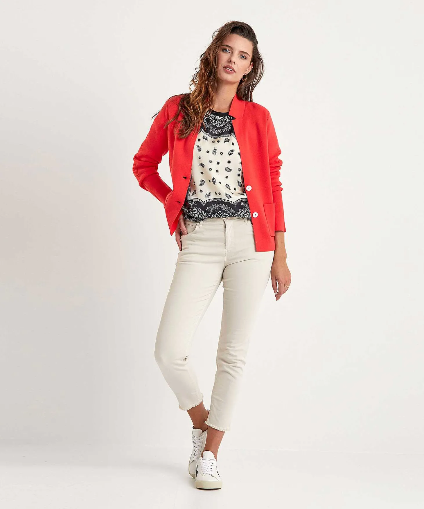 raffaello_rossi_slim_fit__1-5.webp Slim Fit 7/8 Trousers Amal*Raffaello Rossi Flash Sale