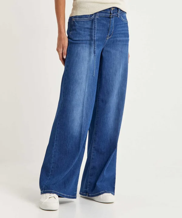 Wide Leg Jeans Belt Sventy B*Raffaello Rossi Online