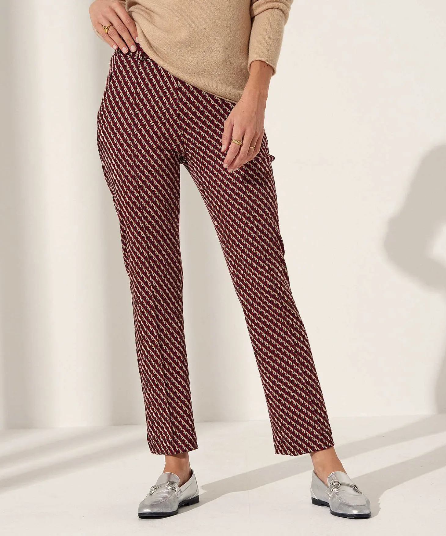 raphaela_by_brax_kick_fla_2.webp Kick Flare Pants With Print Lillyth*Raphaela By Brax Best