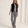 Flared Pants Winter Techno Alisa Print*Rosner Flash Sale