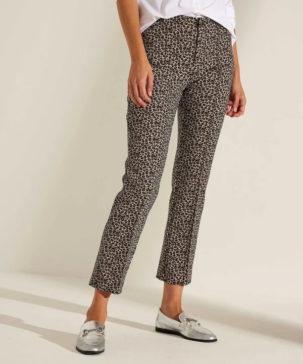 Light Scuba Pants Panther Print Alisa*Rosner Hot