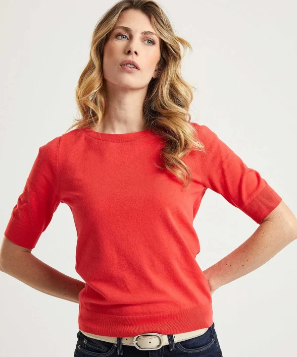 Short Sleeve Sweater** Hot