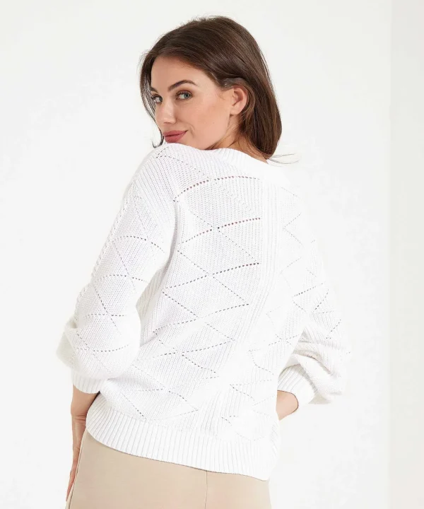 Sweater Ajour Argyle** Discount