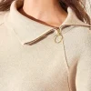 Sweater Asymmetrical Zipper Punta Knit** Best