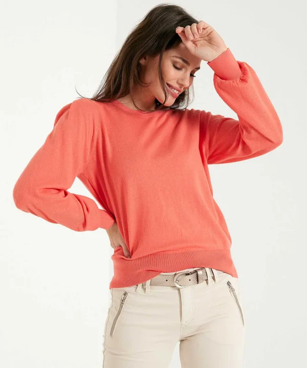 Sweater Balloon Sleeve** Sale