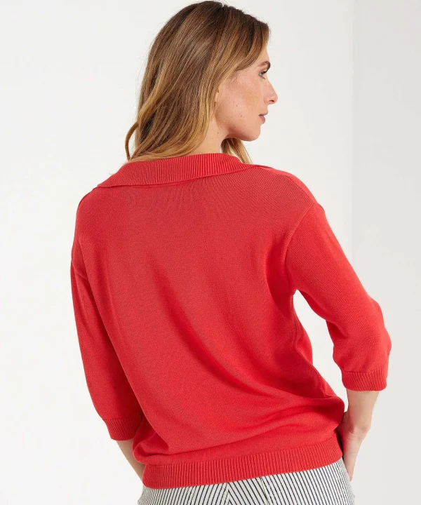 Sweater Polo Collar** Clearance