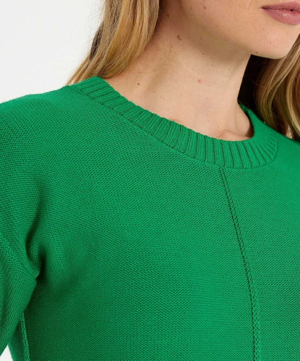 Sweater Three-Quarter Sleeve** Cheap