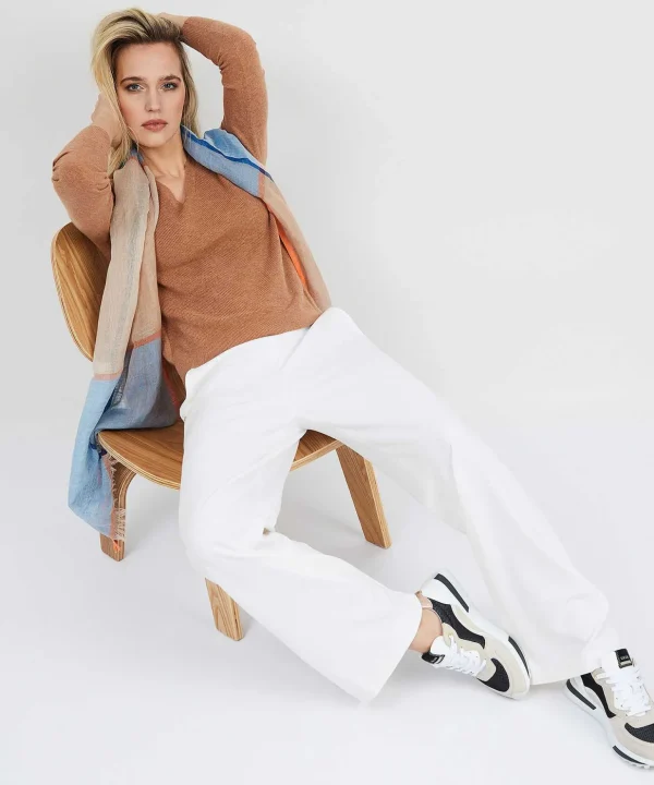 Sweater V-Neck Silk** Cheap