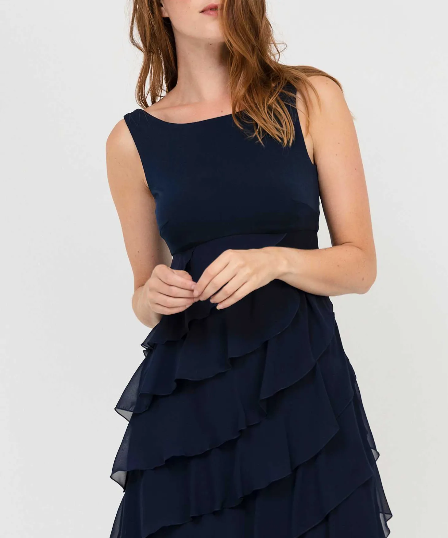swing_cocktail_dress_diag_1.webp Cocktail Dress Diagonal Flounce*Swing Store