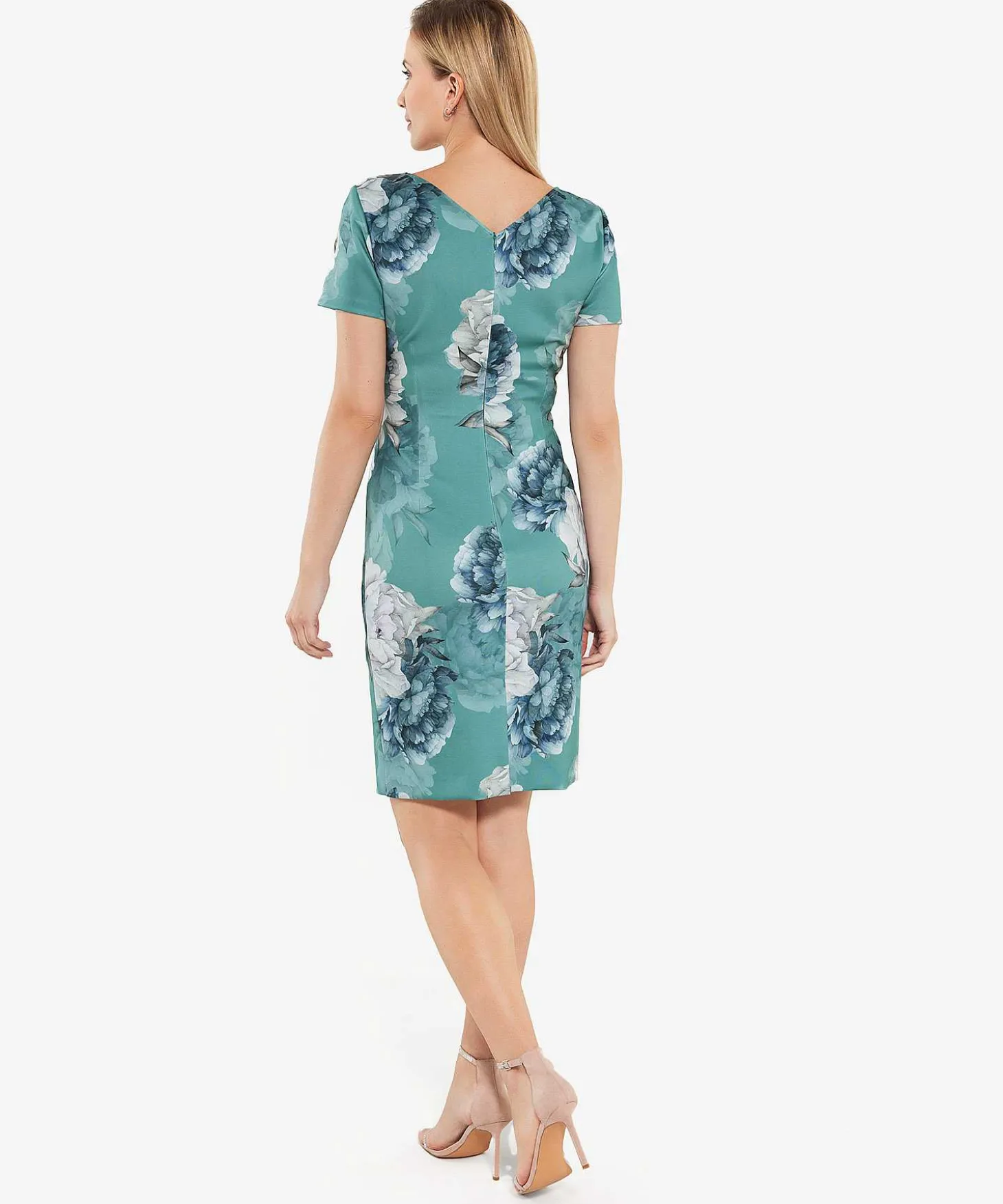 swing_pencil_dress_flower_0.webp Pencil Dress Flower Pleated*Swing Best