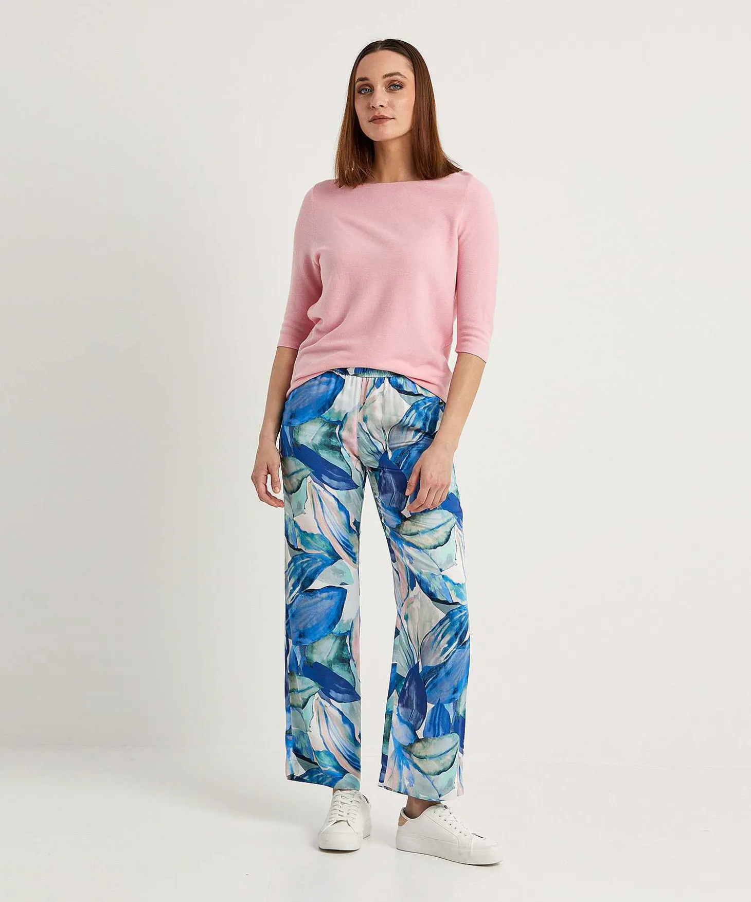 toni_silky_palazzo_pants__2.webp Silky Palazzo Pants Leaves Summer*TONI Store