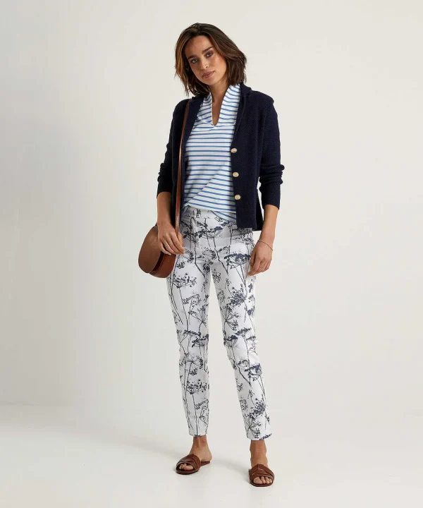 Slim Fit Pants Print Jenny*TONI Fashion