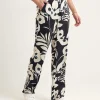 Wide Leg Pants Floral Print Luisa Beauty*TONI Flash Sale