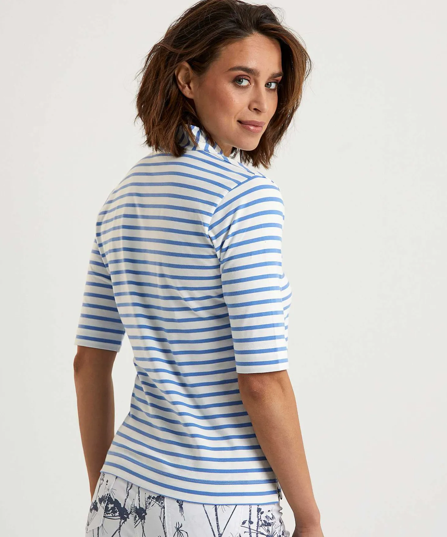 tulip_shirt_short_sleeve_0-1.webp Tulip Shirt Short Sleeve Breton Stripe** Best Sale