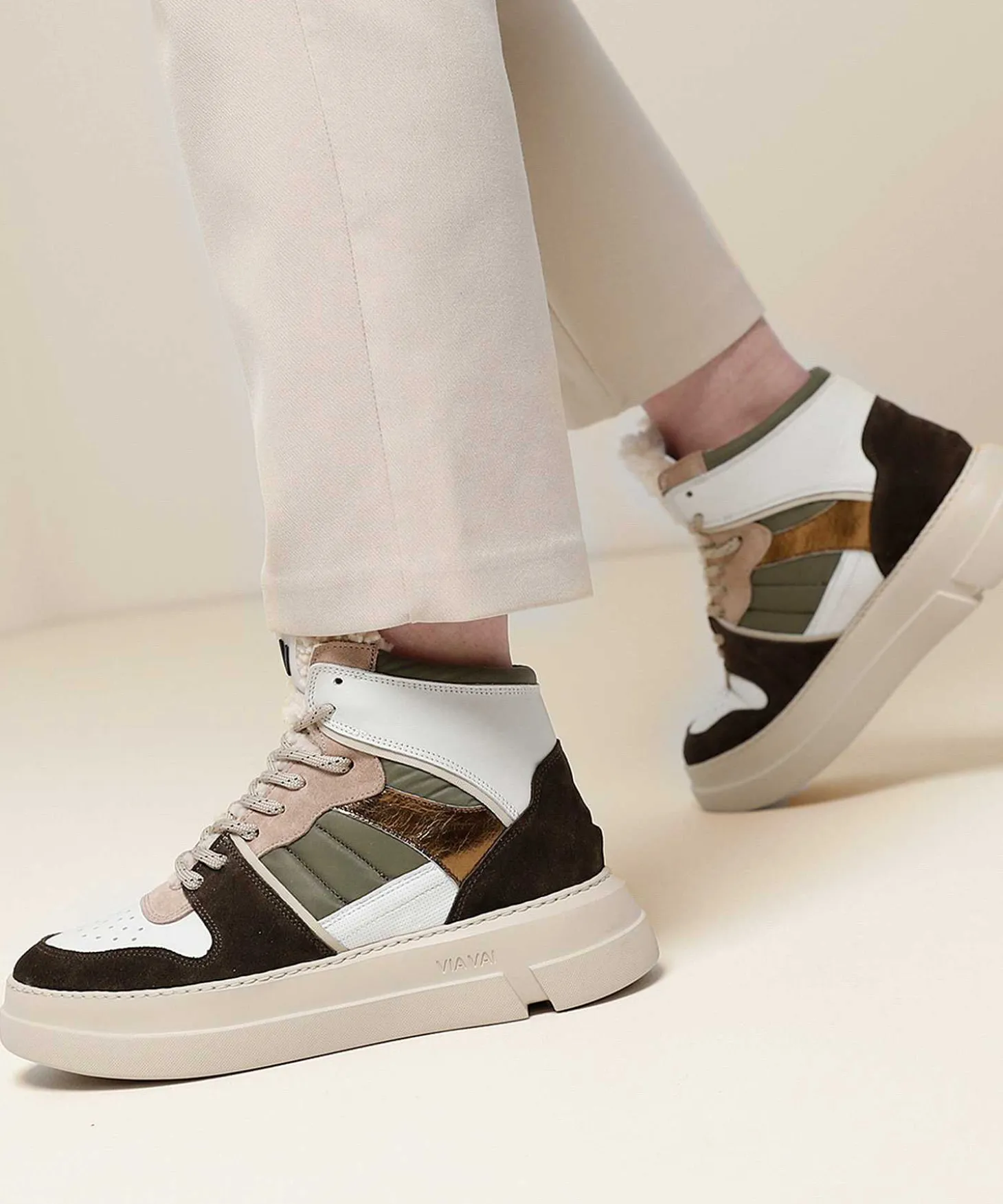 via_vai_high_sneaker_blue_0.webp High Sneaker Blue Matt*VIA VAI Outlet