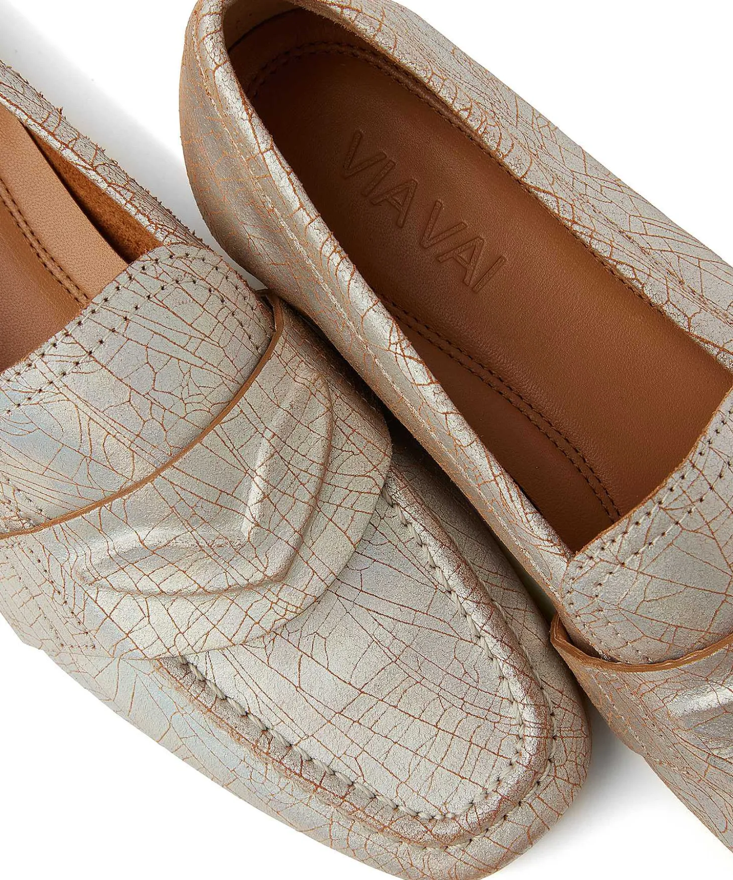 via_vai_metallic_loafer_c_0.webp Metallic Loafer Chiara Ray*VIA VAI Discount