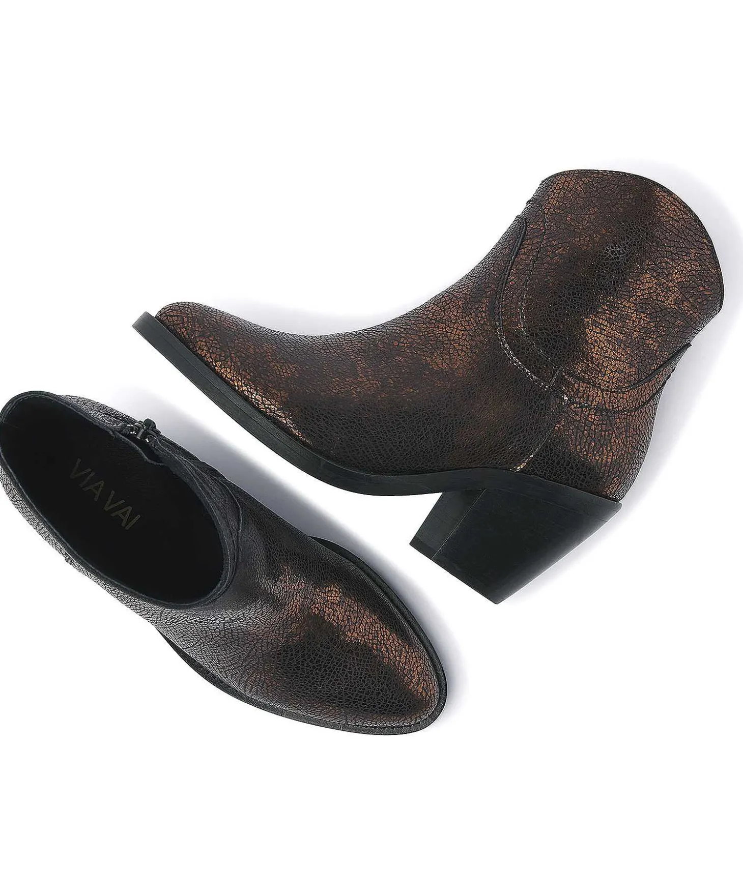 via_vai_short_cowboy_boot_1.webp Short Cowboy Boot Metallic Mara Denver*VIA VAI Clearance