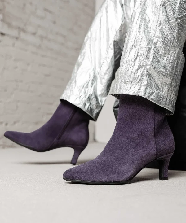 Suede Ankle Boot Noah Lou*VIA VAI Cheap