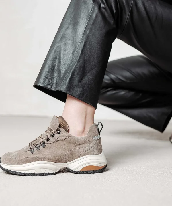 Suede Sneaker Pepper Clay*VIA VAI Cheap